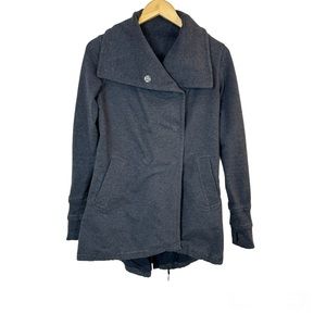 Lululemon Gratitude Wrap Sweater Jacket in Dark Gray‎ Women’s Sz 4